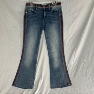 Driftwood embroidered jeans. Size 27